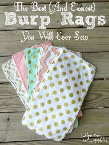 burp cloths link